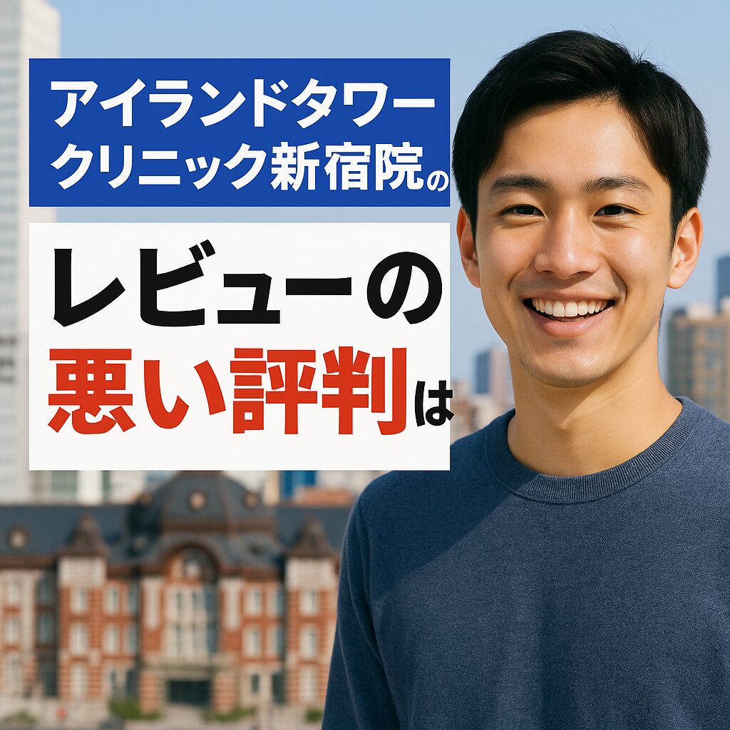 アイランドタワークリニック新宿院に寄せられているネガティブな口コミや評価は実際どうなのか？