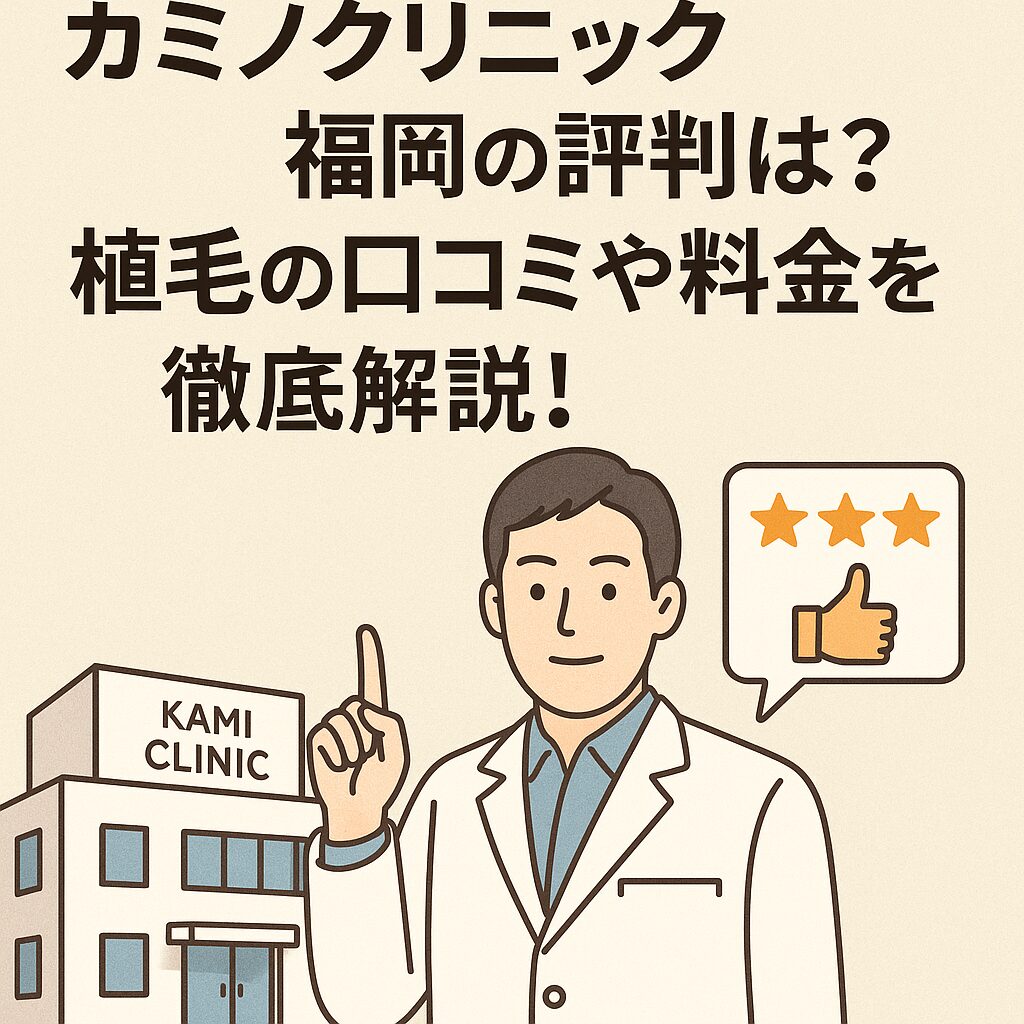 カミノクリニック福岡の提携施術院を解説！評判・口コミ・料金をわかりやすく紹介
