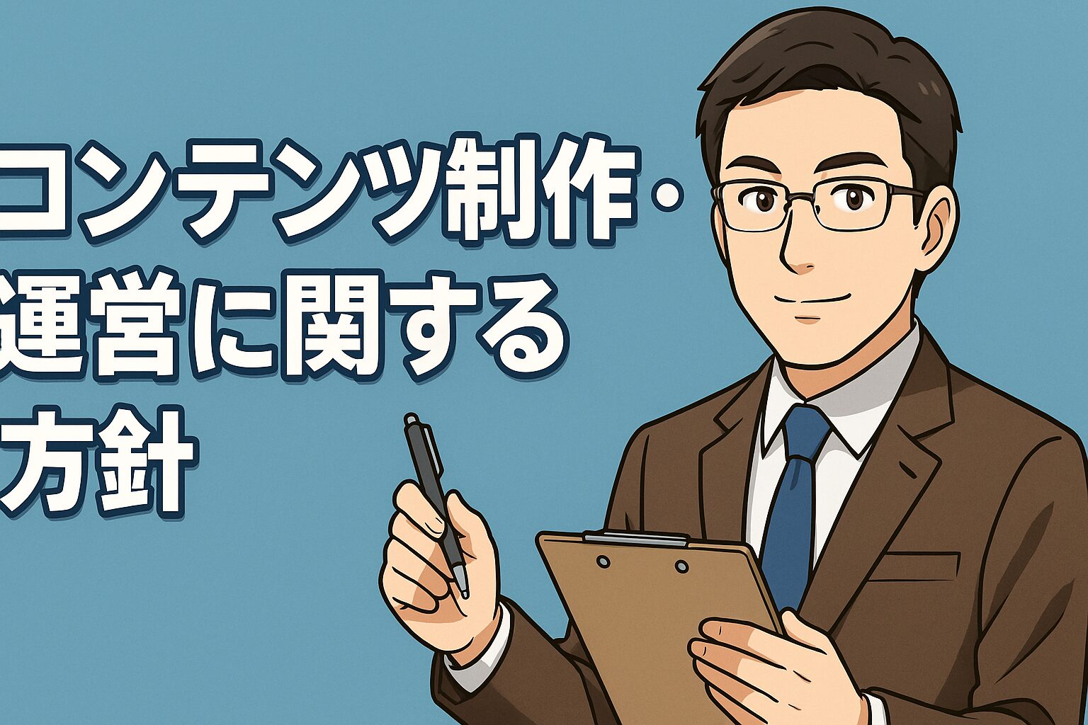 コンテンツ制作・運営に関する方針